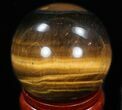 Top Quality Polished Tiger's Eye Sphere #33638-1